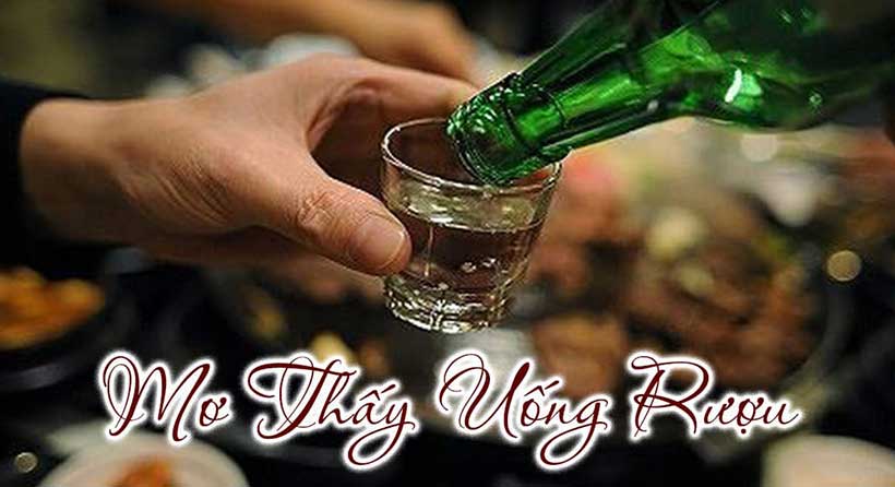 Mơ thấy uống rượu bia