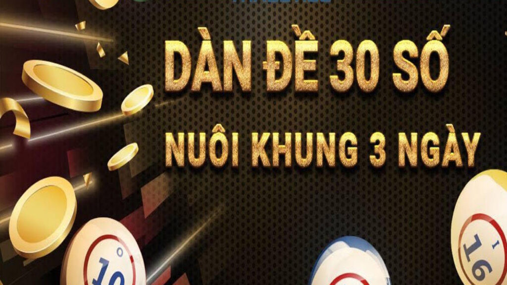 Hướng dẫn cách tạo dàn đề 30 số khung 3 ngày
