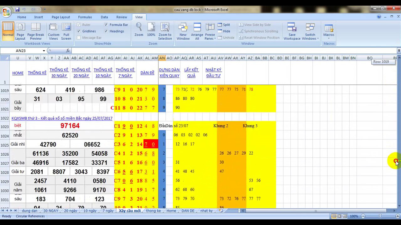 Phần mềm tính lô đề bằng excel miễn phí